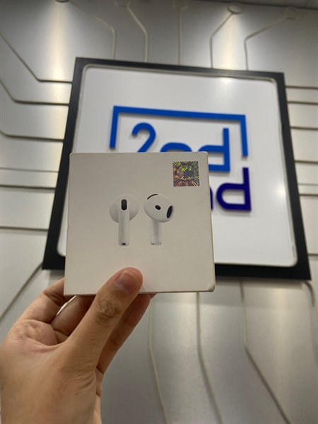 Tai nghe Airpods 4 - Bản thường - Màu trắng - Ngoại hình: 98% - Kèm Box