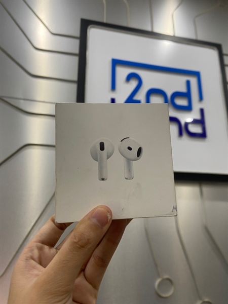 Tai nghe Airpods 4 - Bản thường - Màu trắng - Ngoại hình: 98% - Kèm Box 3