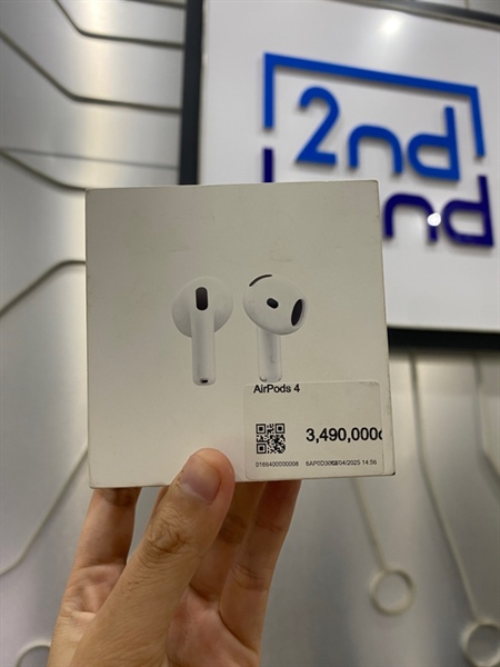 Tai nghe Airpods 4 - Bản thường - ZP/A - Màu trắng - Newseal