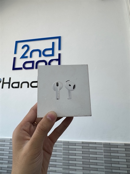 Tai nghe Airpods 4 - Màu trắng - Ngoại hình 98% - Box