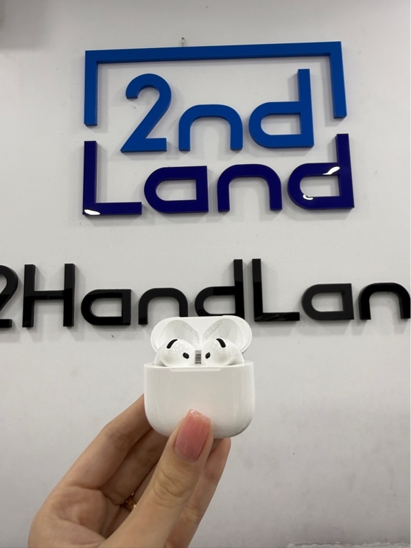 Tai nghe Airpods 4 - Màu trắng - Ngoại hình 98% - Kèm box