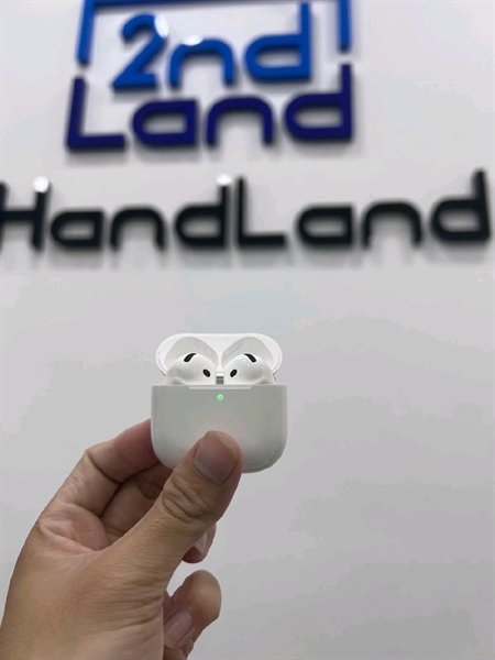 Tai nghe Airpods 4 - Màu trắng - Ngoại hình 98% - Kèm box 1