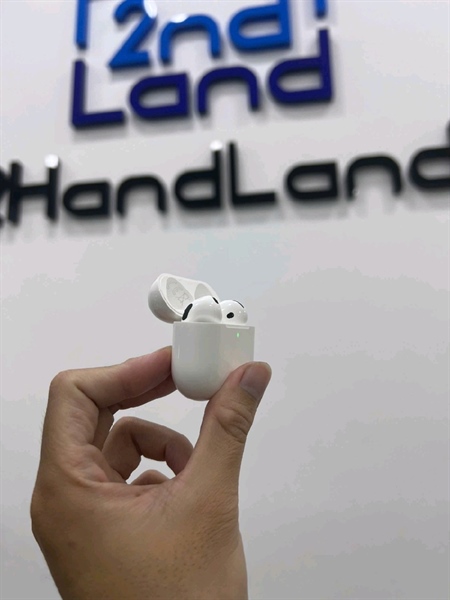 Tai nghe Airpods 4 - Màu trắng - Ngoại hình 98% - Kèm box 2