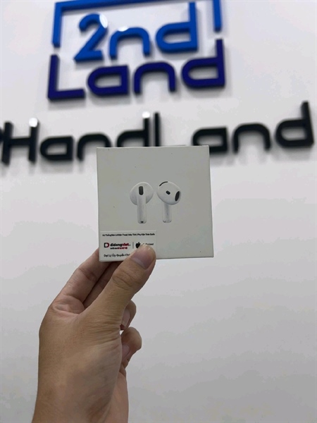 Tai nghe Airpods 4 - Màu trắng - Ngoại hình 98% - Kèm box 3