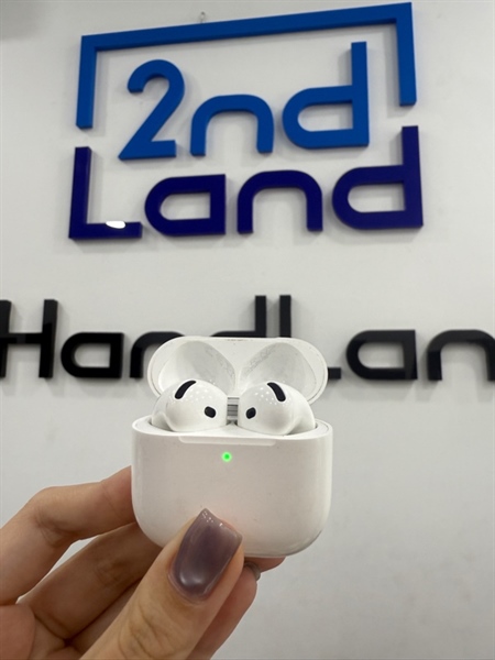 Tai nghe Airpods 4 thường - Màu trắng - Ngoại hình 97% - Case trầy - Body 1