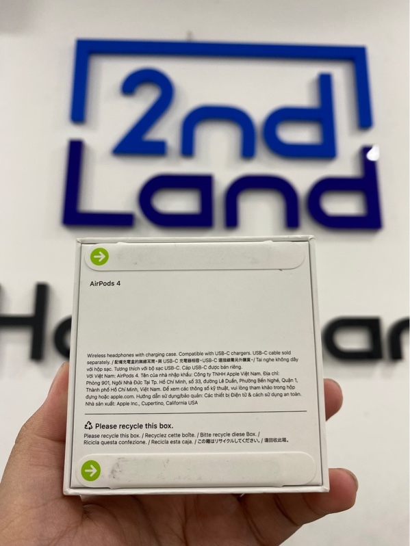 Tai nghe Airpods 4 thường- ZP/A - Màu trắng - NewSeal