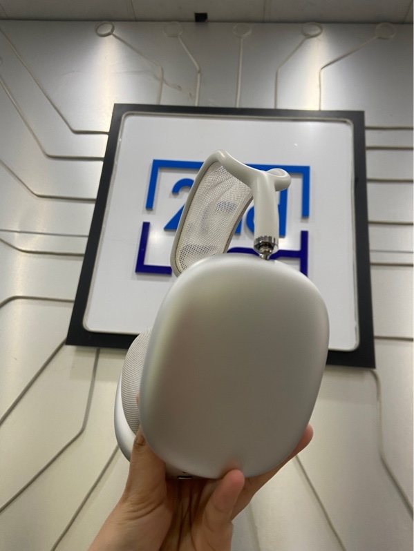 Tai nghe Airpods Max 1 - Bản Lightning - Màu Bạc - Ngoại hình: 97.5% - Kèm Box