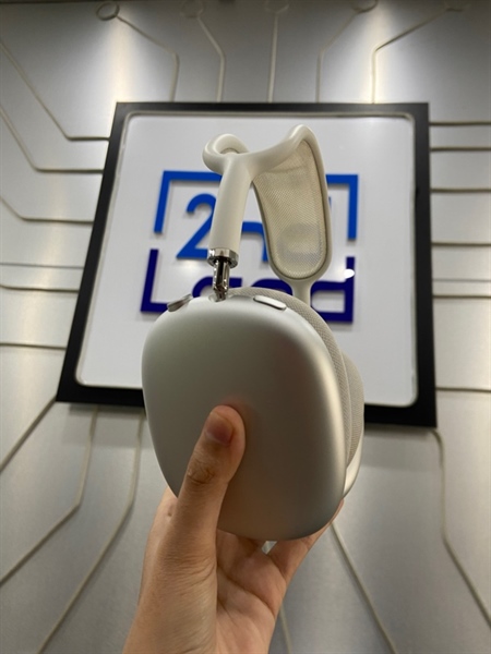 Tai nghe Airpods Max - AM/A - A2096 - Màu bạc - Ngoại hình: 97% - Đệm 2 tai + đệm trên ố vàng - Kèm Box 1