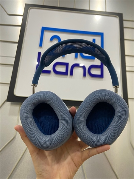 Tai nghe Airpods Max Gen 1 - Màu xanh dương - Ngoại hình: 98% - Kèm Case 1