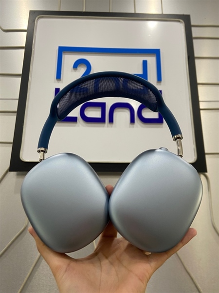 Tai nghe Airpods Max Gen 1 - Màu xanh dương - Ngoại hình: 98% - Kèm Case 2