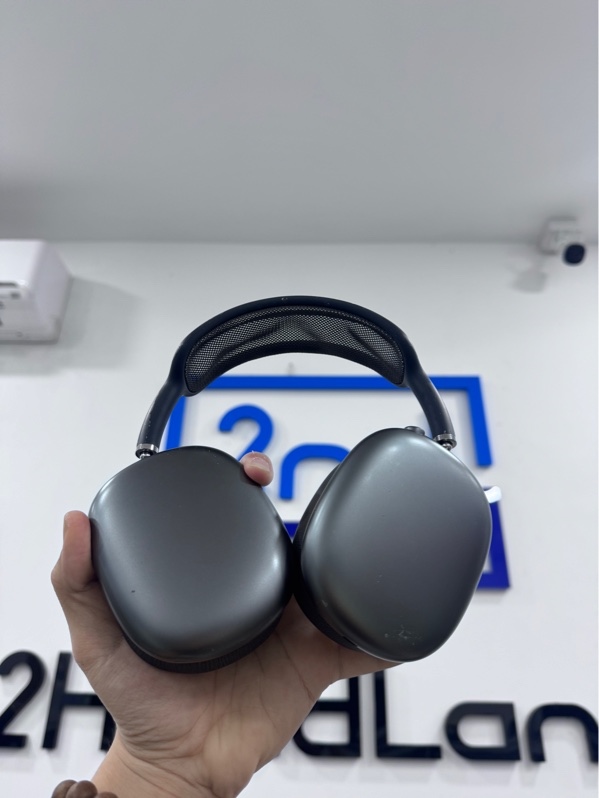 Tai nghe Airpods Max Lightning 2020 - Màu xám - Ngoại hình 97% - Trầy xước, tróc da - Kèm 1 túi da