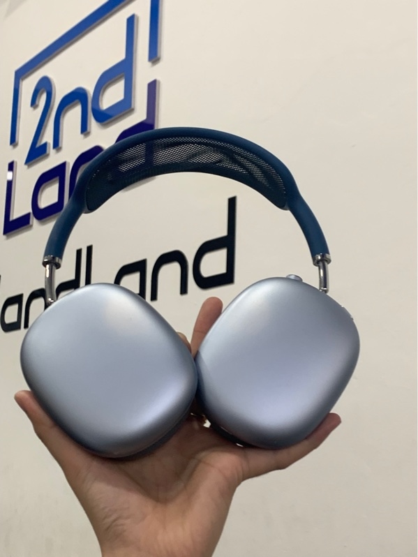 Tai nghe Airpods max lightning - Màu xanh - Bao da linh kiện - Ngoại hình: 97% - Body