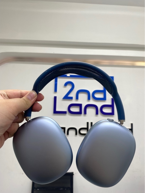 Tai nghe Airpods max lightning - Màu xanh - Ngoại hình 97% - Móp nhẹ, trầy nhẹ - Kèm Box