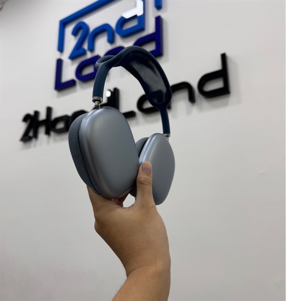 Tai nghe Airpods Max - Mất tìm - Bản lightning - Màu xanh - Ngoại hình 97% - Đã thay đệm tai new - Box 1