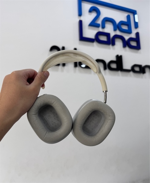 Tai nghe Airpods Max - Màu trắng - Ngoại hình 97% - Đã thay đệm 2 tai - Kèm túi đựng + Box 2