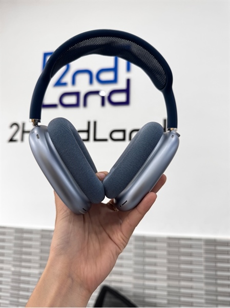 Tai nghe Airpods Max - Màu xanh - Bản khắc tên - Ngoại hình 96% - Đã thay đệm tai - Body