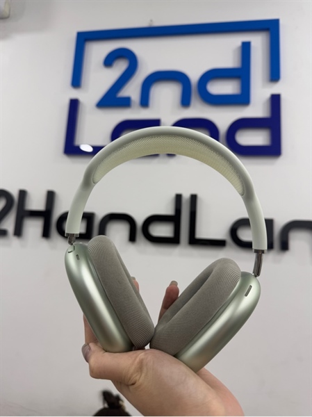 Tai nghe Airpods Max - Màu xanh lá nhạt - Ngoại hình 98% - Kèm túi đựng 1