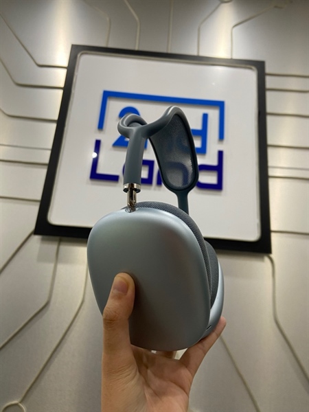 Tai nghe Airpods Max Type C - Màu xanh nhạt - Ngoại hình: 98% - FullBox + Túi 1