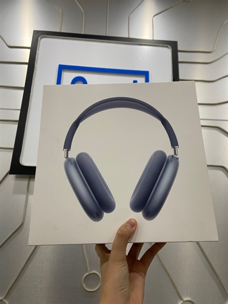 Tai nghe Airpods Max Type C - Màu xanh nhạt - Ngoại hình: 98% - FullBox + Túi 3