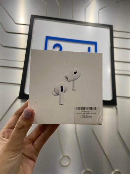 Tai nghe Airpods Pro 2 Lightning - Màu trắng - Ngoại hình: 98% - Mất tìm - Kèm Box 4