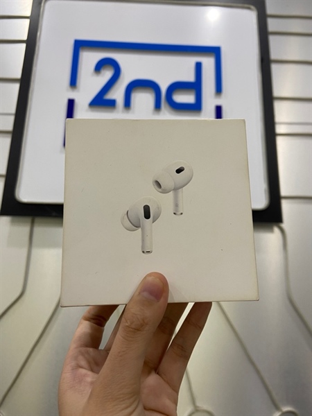 Tai nghe airpods Pro 2 Type C - Bản khắc tên - Màu trắng - Ngoại hình: 97% - Mất tìm - Kèm Box
