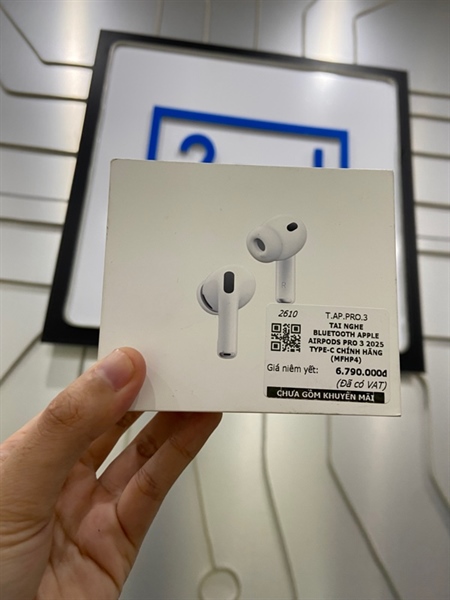 Tai nghe Airpods Pro 3 - Màu trắng - Ngoại hình: 97% - FullBox - Còn bảo hành 01/11/2026