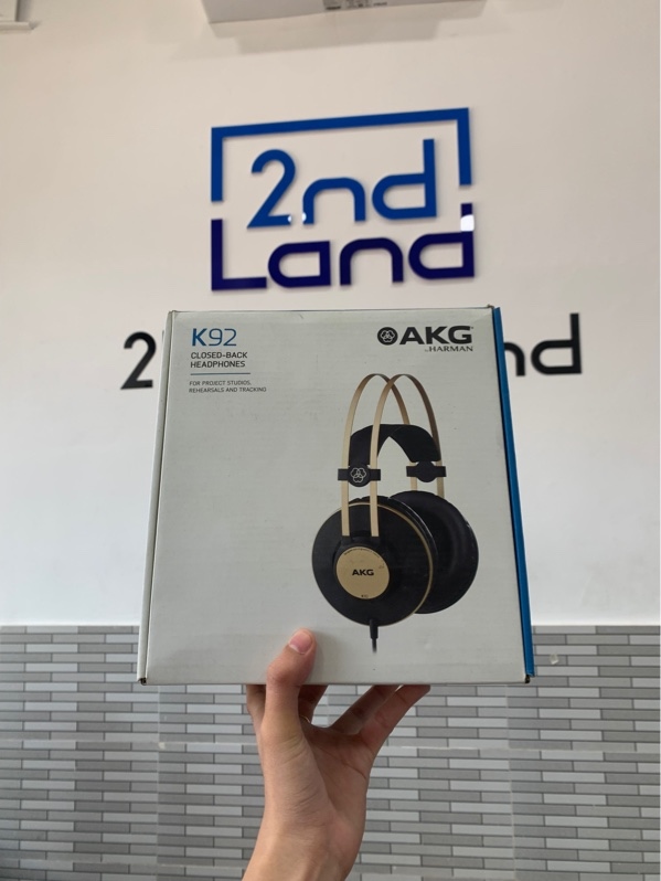 Tai nghe AKG K92 - Màu đen bạc - Ngoại hình: 97% - Fullbox