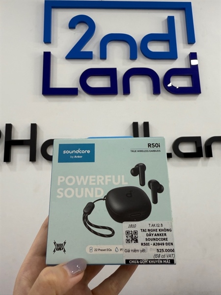 Tai nghe Anker Soundcore R50i - Màu đen - Ngoại hình 98% - FullBox