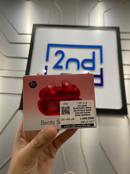 Tai nghe Apple Beats Solo Buds 2024 - Màu đỏ - Ngoại hình: 98.5% - Kèm Box 3