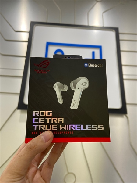 Tai nghe Asus Rog Cetra True Wireless - Màu trắng - Ngoại hình: 98% - FullBox