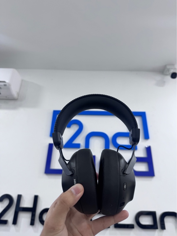 Tai nghe Attack Shark L50 Pro - 3 mode dây, bluetooth, receiver - Màu đen - Ngoại hình 97% - Đệm tai xước nhẹ - Kèm 1 dây USB-C, 1 receiver USB-C, 1 mic