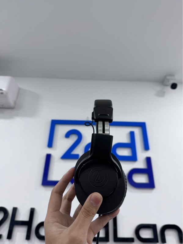 Tai nghe Audio Technica ATH-M20X - Màu đen - Ngoại hình 97,5% - Da đệm đầu tróc nhẹ, nhựa mòn - Body