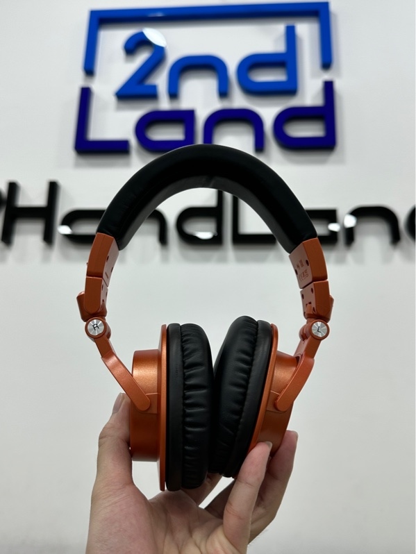 Tai nghe Audio-technica ATH-M50X - Màu cam đen - Ngoại hình 97% - Hàng REP 1:1 - Kèm dây kết nối (SẢN PHẨM KHÔNG BẢO HÀNH)