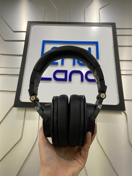 Tai nghe Audio-Technica ATH-M50X - Màu đen - Ngoại hình: 97% - Thiếu cổng nối 6.5mm, đã thay đệm - Body