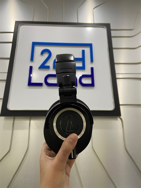 Tai nghe Audio-Technica ATH-M50X - Màu đen - Ngoại hình: 97% - Thiếu cổng nối 6.5mm, đã thay đệm - Body 2