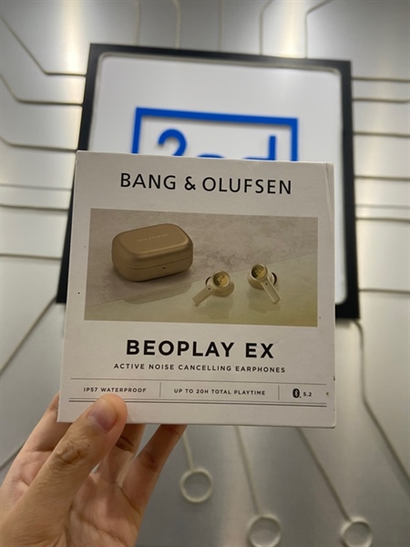 Tai nghe B&O Beoplay EX - Màu vàng - Ngoại hình: 97% - Ố vàng chân sạc, chai pin - FullBox 3
