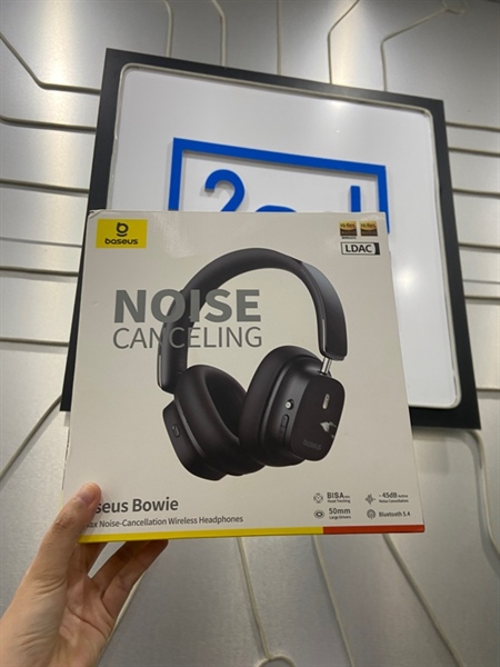 Tai nghe Baseus Bowie 30 Max Noise Cancel Lation Wireless - Màu đen - Ngoại hình: 99% - FullBox 3