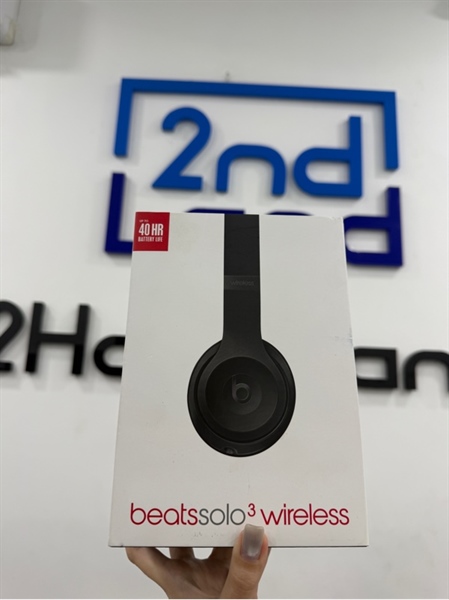 Tai nghe Beats Solo 3 Wireless - Màu đen - Ngoại hình 97% - Trầy , cấn - Kèm Box