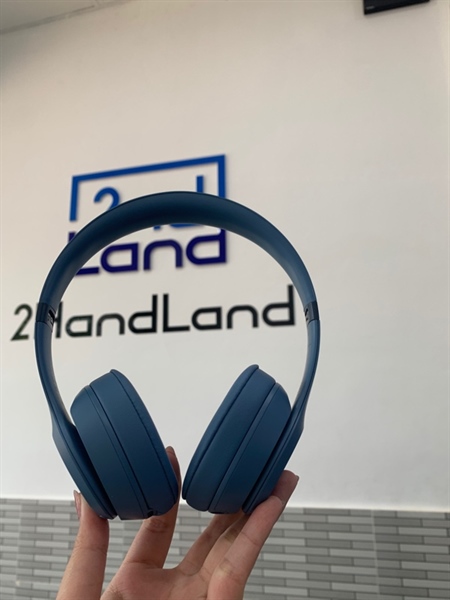 Tai nghe Beats Solo 4 - Màu xanh - Ngoại hình: 98% - Body, kèm túi