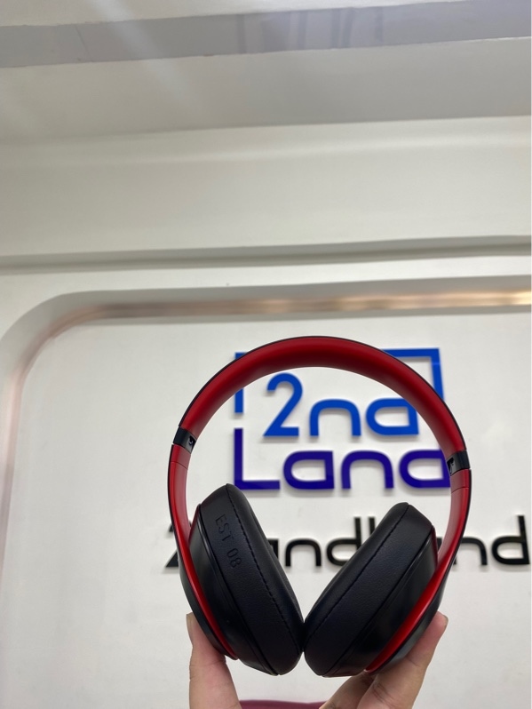 Tai nghe Beats Studio 3 Wireless - Màu đỏ đen - Ngoại hình 98% - Kèm túi