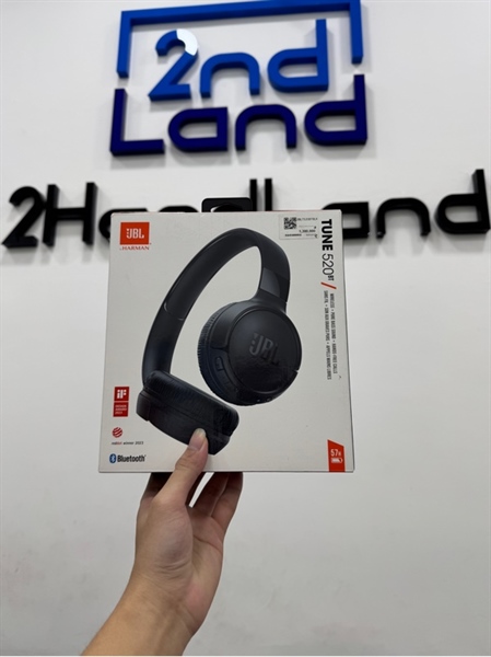 Tai nghe Bluetooth chụp tai JBL Tune 520BT - Màu đen - Ngoại hình 97.5% - Fullbox 3