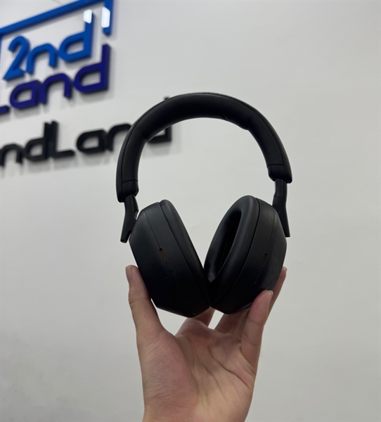 Tai nghe Bluetooth chụp tai Sony WH-1000XM5 - Màu đen - Ngoại hình 97% - Lỏng khớp đã sửa chữa khớp xoay - Body