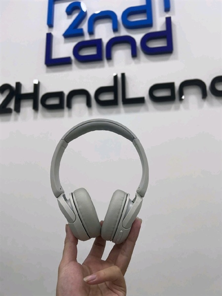 Tai nghe Bluetooth chụp tai Sony WH-CH520 - Màu bạc - Ngoại hình 97% - nứt da nhẹ - Body