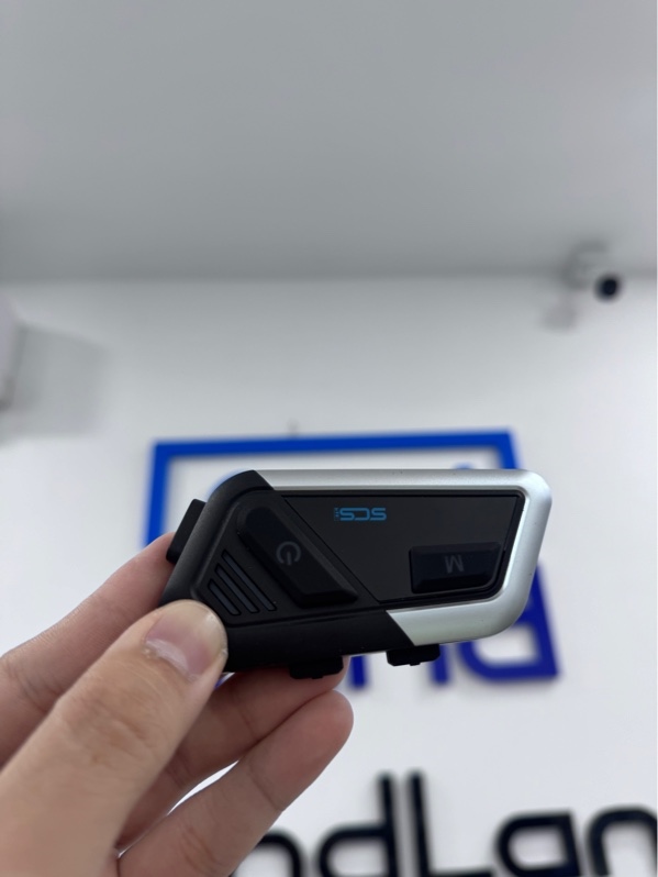 Tai nghe Bluetooth gắn mũ bảo hiểm SCS S9XM - Màu đen - Ngoại hình 98% - Trầy xước nhẹ - Fullbox
