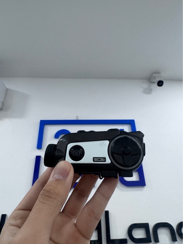 Tai nghe Bluetooth Intercom SCS G7+ - Màu đen - Ngoại hình 98% - Trầy xước nhẹ - Fullbox