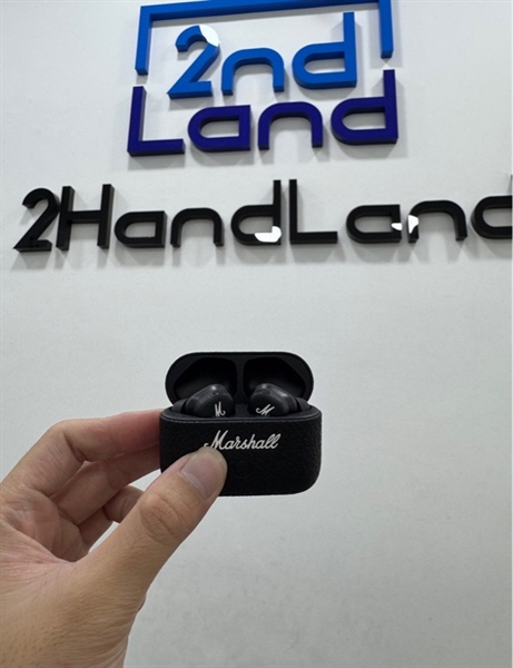 Tai nghe Bluetooth True Wireless Marshall Motif II ANC - Có tem ASH - Màu đen - Ngoại hình 97% - Fullbox 1