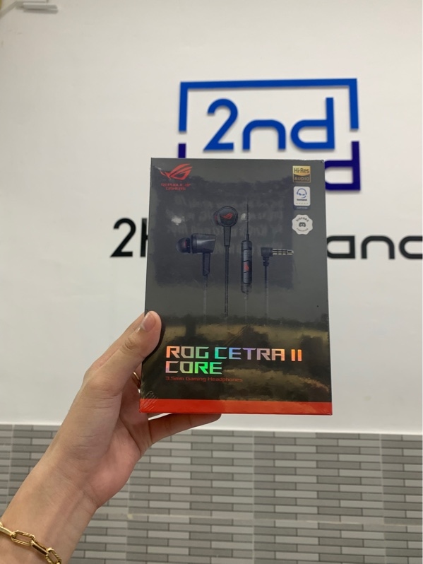Tai nghe chơi game nhét tai ASUS ROG Cetra II Core - Màu đen - Newseal