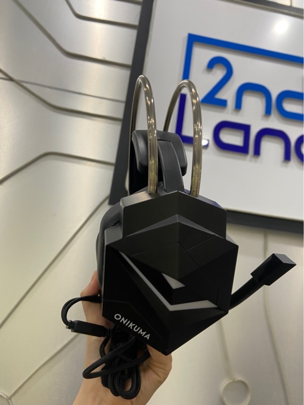 Tai nghe chơi game ONIKUMA X20 RGB - 1 mode kết nối dây - Màu đen - Ngoại hình: 98% - Kèm túi chống sốc