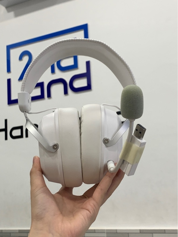 Tai nghe chụp tai Attack Shark L30 Pro - Màu trắng - Ngoại hình: 98% - Kèm receiver