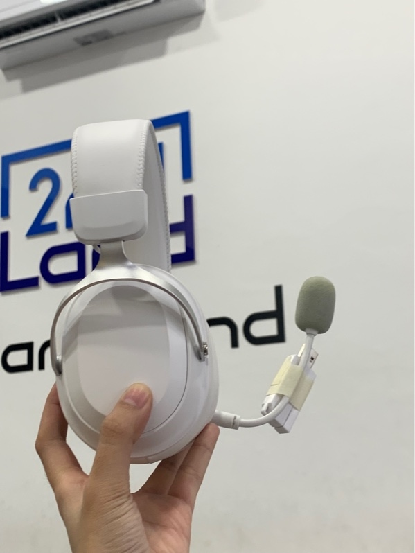 Tai nghe chụp tai Attack Shark L30 Pro - Màu trắng - Ngoại hình: 98% - Kèm receiver